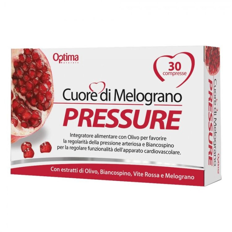Cuore Di Melograno Pressure Integratore Pressione Arteriosa 30 Compresse Cuore Di Melograno Pressure Integratore Pressione Arteriosa 30 Compresse