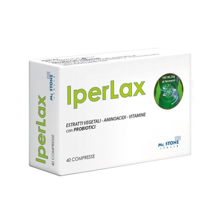 Mc Stone Italia IperLax Integratore per Transito Intestinale 40 Compresse