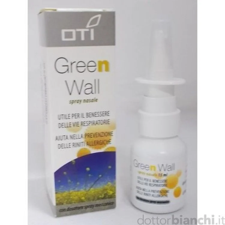 Oti Green Wall Spray Nasale per Vie Respiratorie 15ml Oti Green Wall Spray Nasale per Vie Respiratorie 15ml