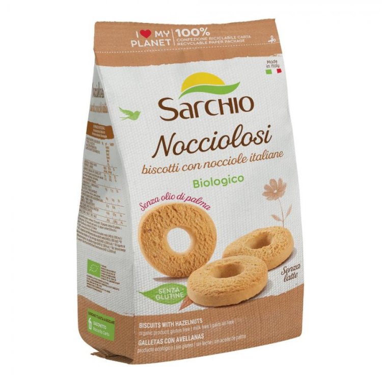 Sarchio Biscotti Nocciolosi Senza Glutine Biologici 200g