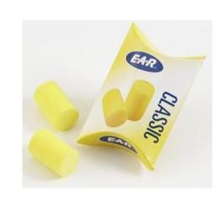 3M E-A-R Classic Tappi Auricolari per Ambienti Rumorosi 2 Paia