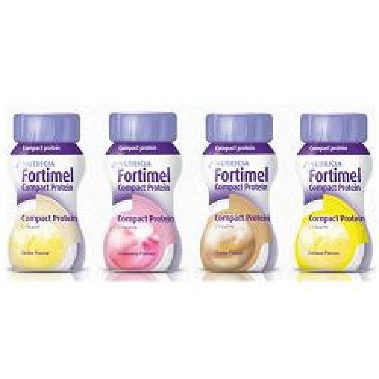 Fortimel Compact Protein Vaniglia Integratore Proteico 4 Bottiglie