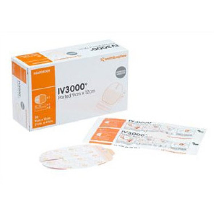 Smith & Nephew Opsite IV3000 Medicazione Adesiva Sterile 9x12cm - 50 Pezzi Smith & Nephew Opsite IV3000 Medicazione Adesiva Sterile 9x12cm - 50 Pezzi
