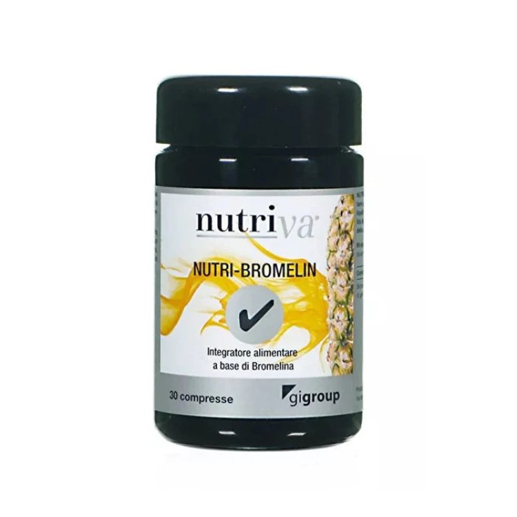 Nutriva Nutri-Bromelin Integratore Alimentare per Digestione e Microcircolo 30 Compresse Nutriva Nutri-Bromelin Integratore Alimentare per Digestione e Microcircolo 30 Compresse