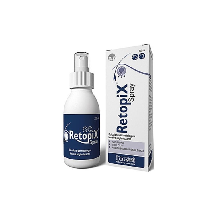 Retopix Spray Cane e Gatto Soluzione Dermatologica Lenitiva Igienizzante 100ml