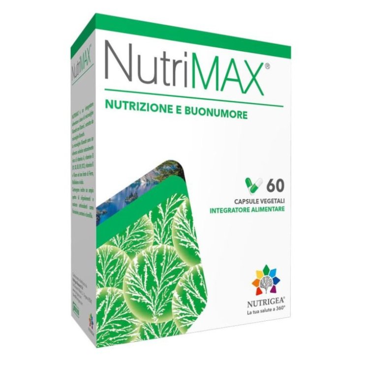 Nutrigea Nutrimax Integratore Alimentare per Energia e Umore 150 Capsule