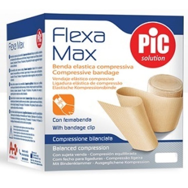 Pic Flexa Max Benda Elastica Compressiva per Insufficienza Venosa 8cm x 7m