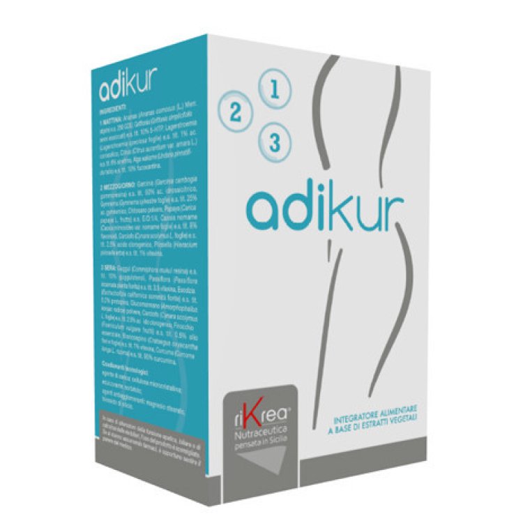 Rikrea Srl Adikur Integratore per Controllo Peso - 60 Compresse