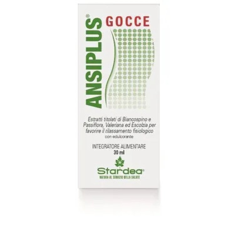 Stardea Ansiplus Gocce Integratore Alimentare per Rilassamento 30ml