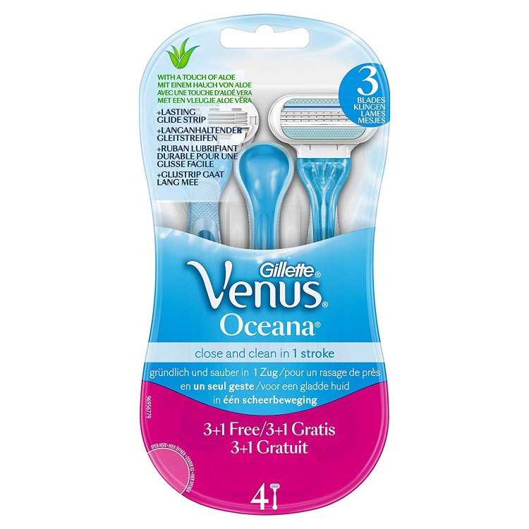 Gillette Venus Oceana Rasoio Usa e Getta 3+1