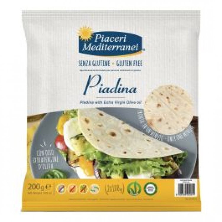 Piaceri Mediterranei Piadina all'Olio d'Oliva Senza Glutine 200 g