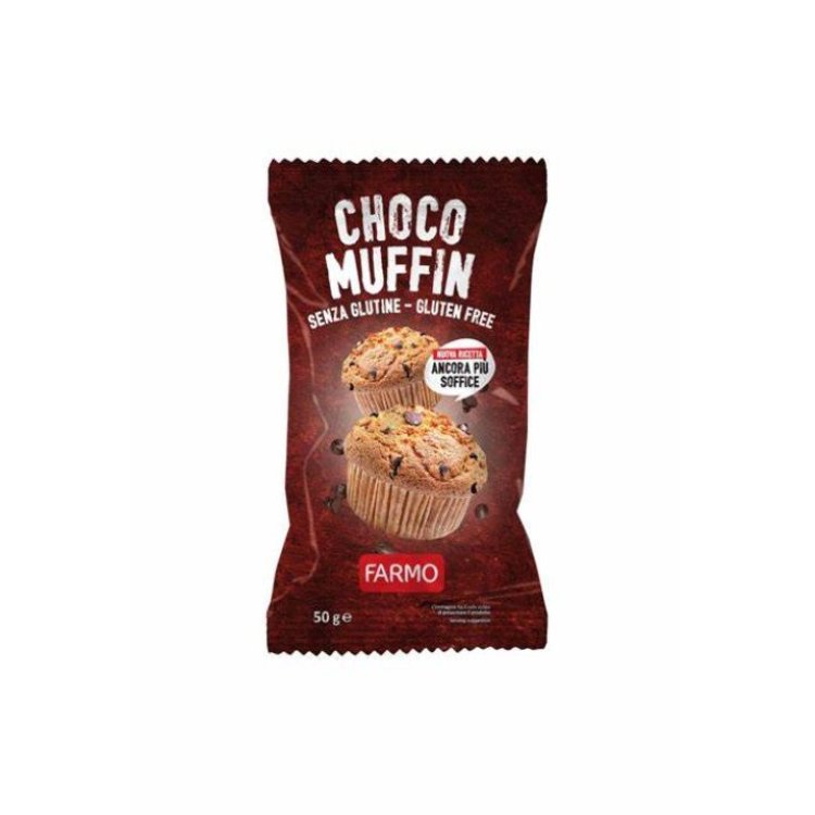 Farmo Choco Muffin con Gocce di Cioccolato Senza Glutine 50 g