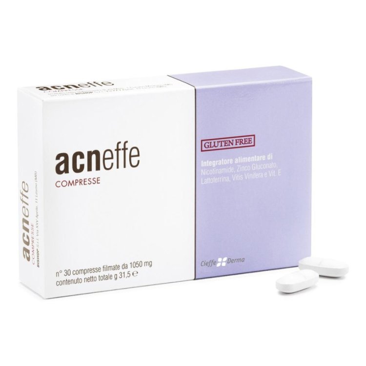 Cieffe Derma Acneffe Integratore Alimentare Antiacne 30 Compresse Senza Glutine