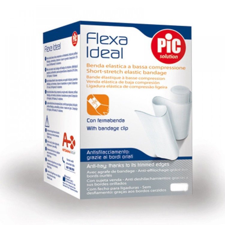 Pic Flexa Ideal Benda Elastica Bianca 10 cm x 5 m