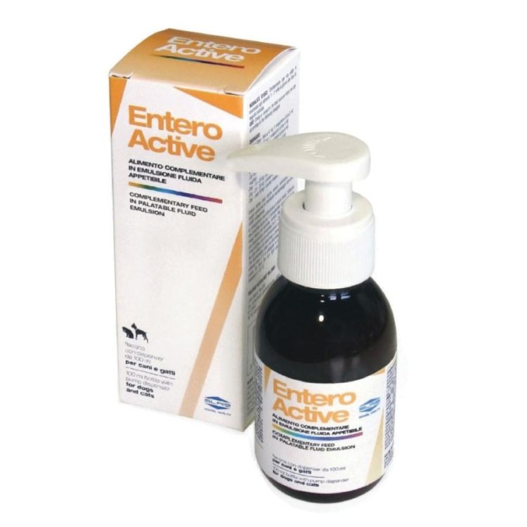 Slais Entero Active Mangime Complementare per Cani e Gatti per Flora Intestinale 100 ml