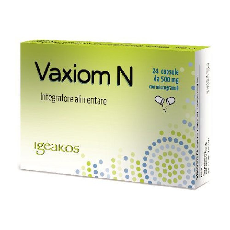 Igeakos Vaxiom N Integratore Benessere Sistema Immunitario 24 Capsule Igeakos Vaxiom N Integratore Benessere Sistema Immunitario 24 Capsule