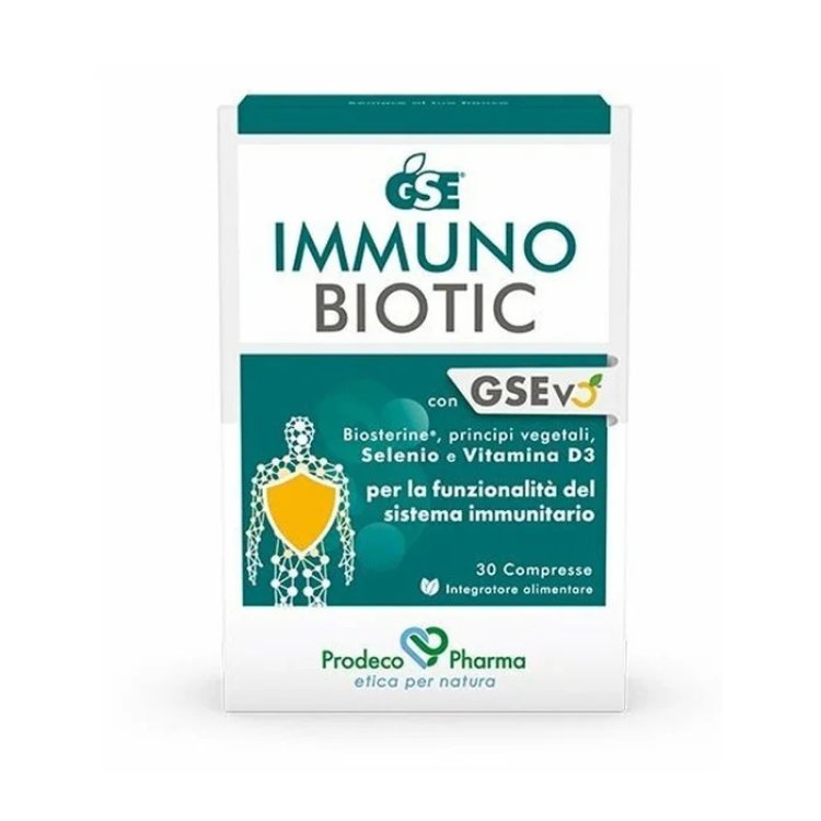 Gse Immunobiotic Integratore Alimentare per Difese Immunitarie, 30 Compresse