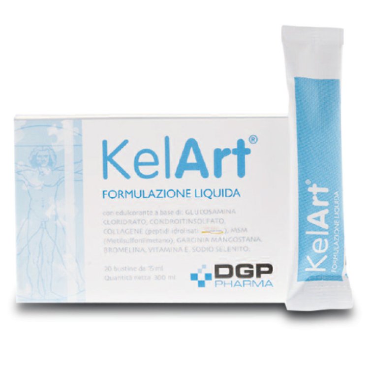 Dgp Pharma Kelart Integratore Condroprotettore Supporto Cartilagine 20 Bustine