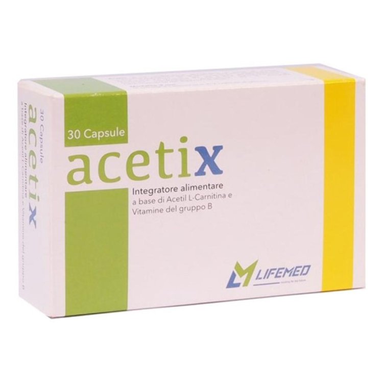 Life Med Acetix Integratore Alimentare per Metabolismo Energetico 30 Capsule