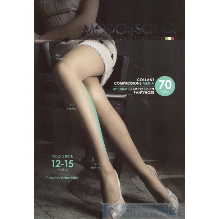 Gloria Modasana Collant Calibrato 70 Den Visone Taglia 3