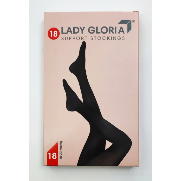 Gloria Modasana Gambaletto 18-20 mmHg Lycra Nero Taglia XL
