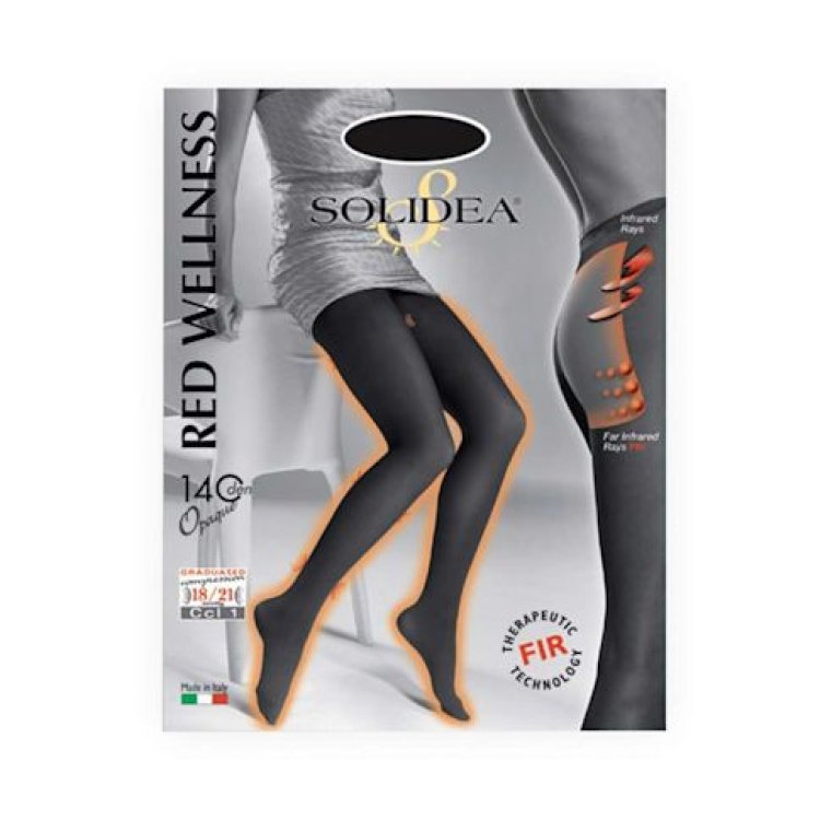 Solidea Red Wellness 140 Collant Compressivi Nero Taglia 3-ML