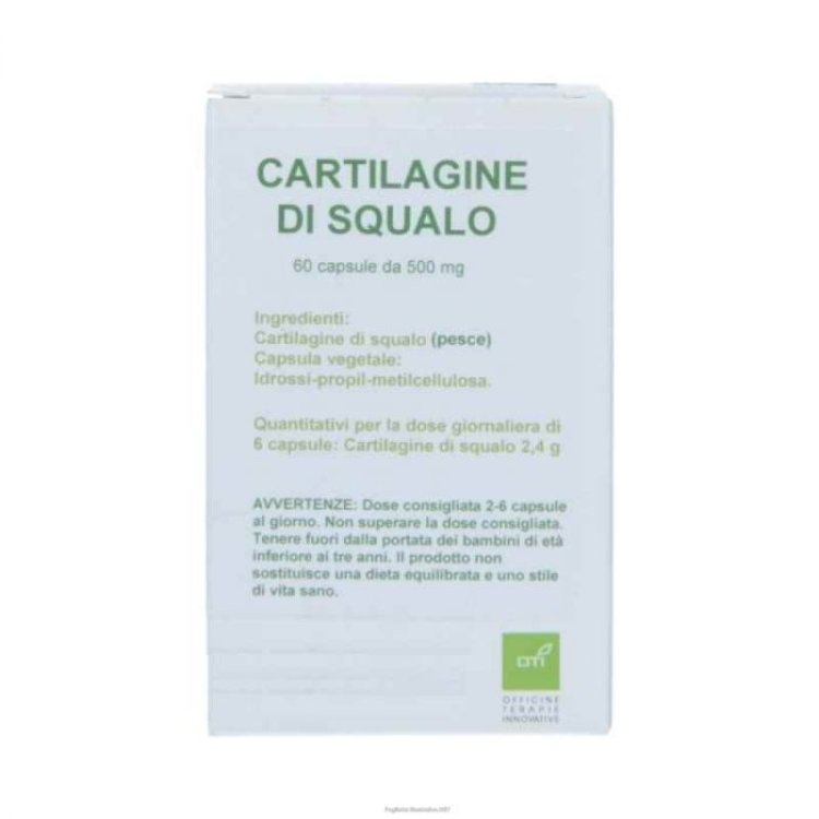 Oti Cartilagine di Squalo Integratore per Articolazioni 60 Capsule Oti Cartilagine di Squalo Integratore per Articolazioni 60 Capsule