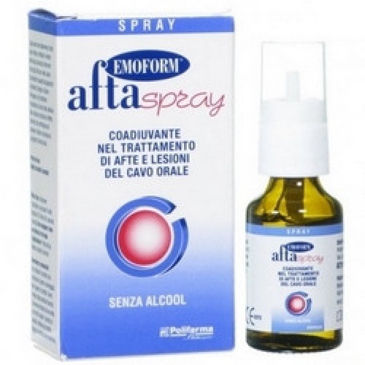 Emoform Aftaspray: Coadiuvante Afte e Lesioni Bocca 15ml