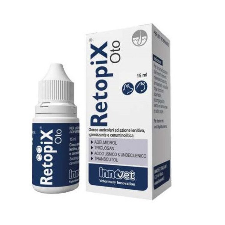 Retopix Oto Gocce Auricolari Lenitive, Igienizzanti e Ceruminolitiche 15ml
