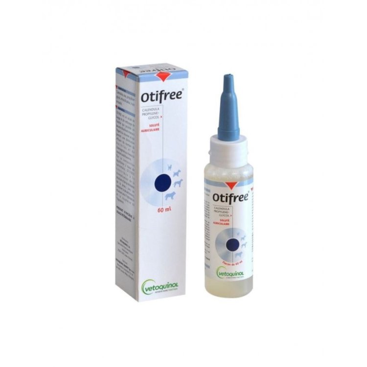 Otifree Soluzione Auricolare Cani e Gatti per la Pulizia 60ml