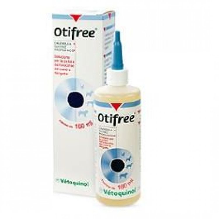 Otifree Soluzione Auricolare per Cani e Gatti per Pulizia Orecchie 160 ml
