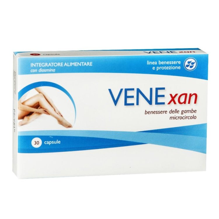 Aqua Viva Venexan Integratore per Microcircolo in Capsule, 30 Unit&agrave;