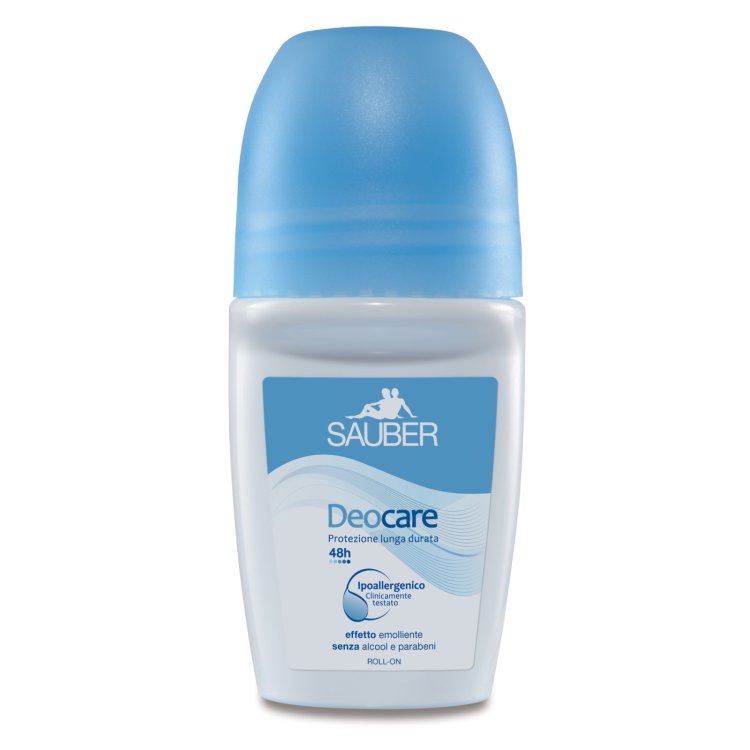 Sauber Deocare Roll-On Deodorante per Pelli Sensibili 50ml