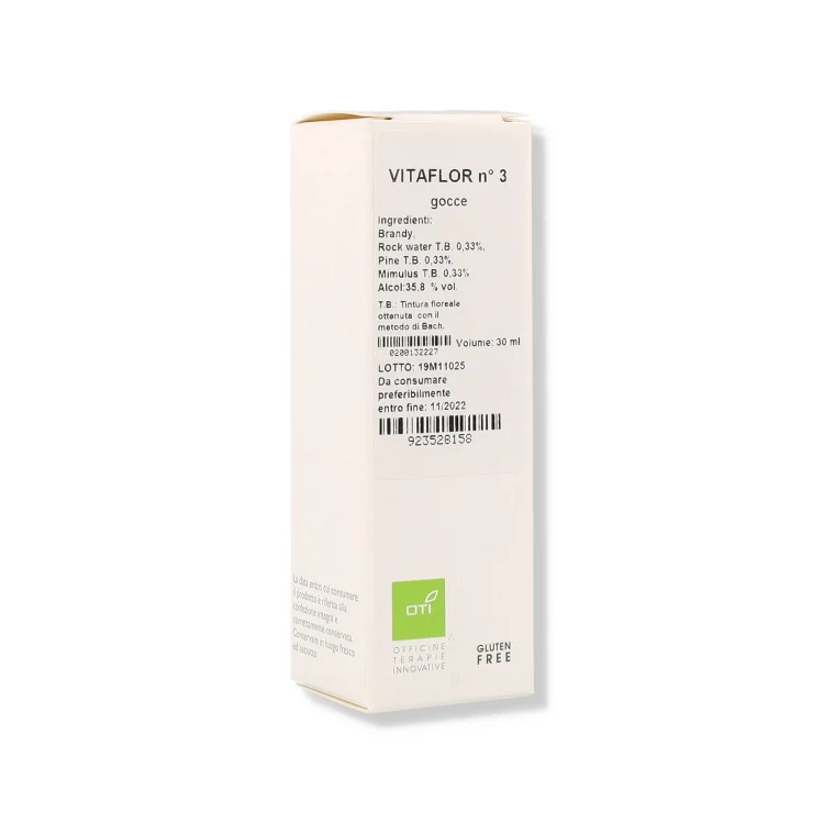 Oti Vitaflor N. 3 Gocce Fiori di Bach Composto 30ml Oti Vitaflor N. 3 Gocce Fiori di Bach Composto 30ml
