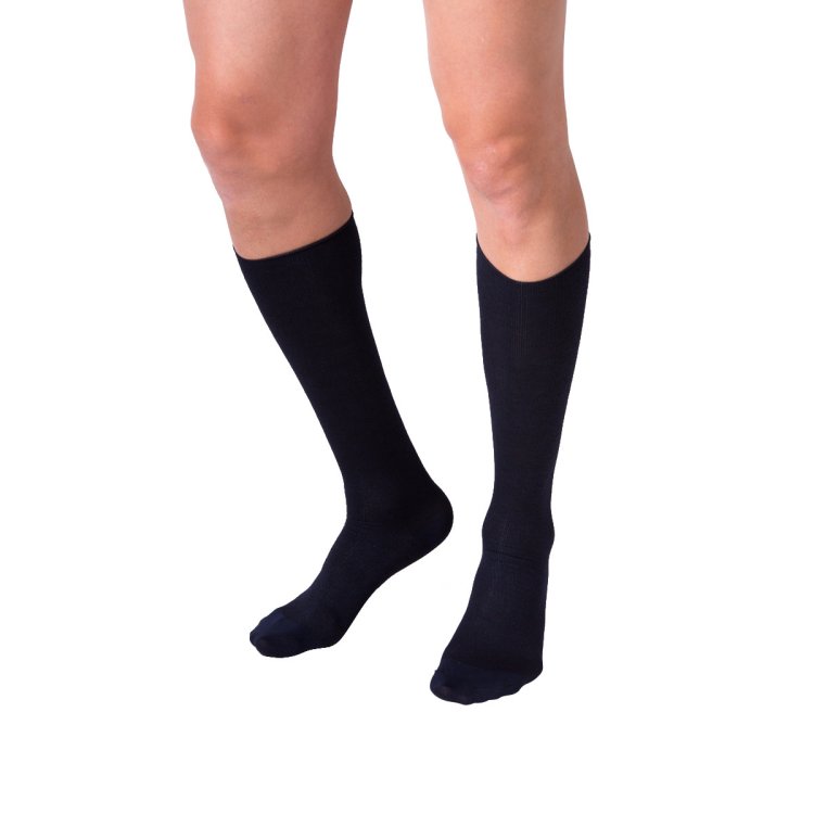Essegi Virginia 14 Calze Uomo Cotone Nero Taglia XS