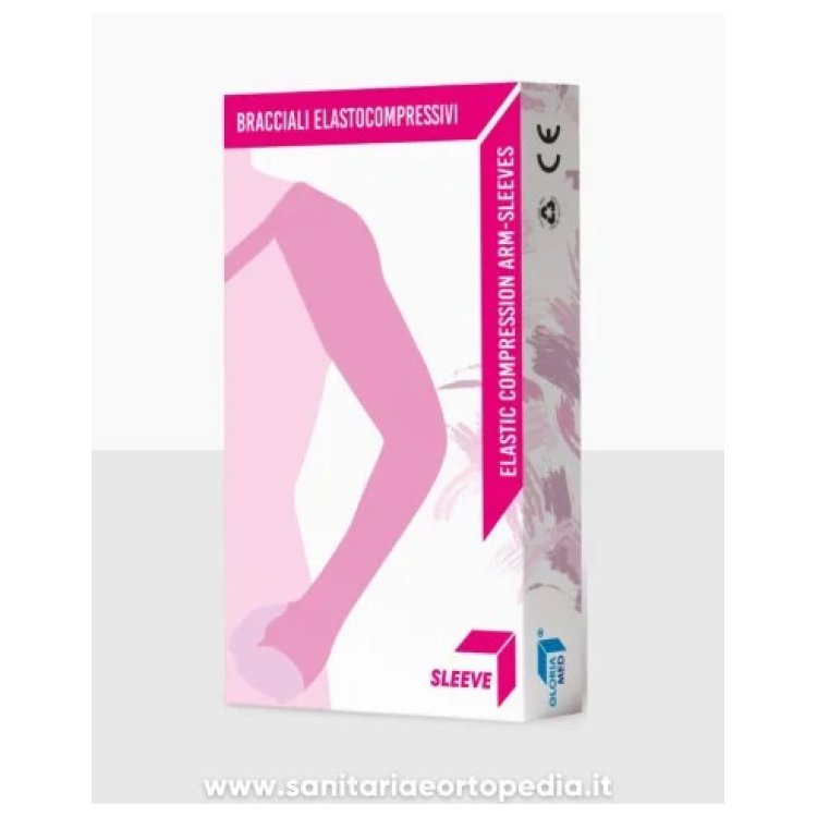 GloriaMed Bracciale Elastocompressivo 201C/P Autoreggente Corto con Palmare Taglia S