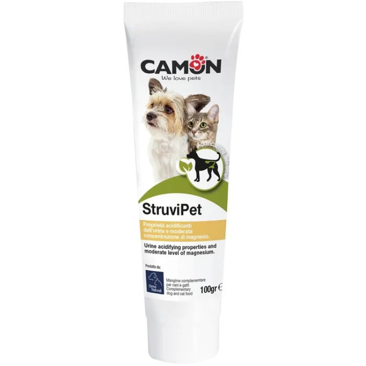 Camon Struvipet Pasta Mangime Complementare per acidificazione urine cani gatti 100g
