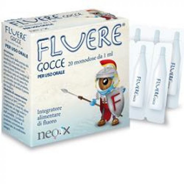Fluere Gocce Integratore Luteina Zeaxantina Fluoro per Vista e Denti 20 Fiale 1ml Fluere Gocce Integratore Luteina Zeaxantina Fluoro per Vista e Denti 20 Fiale 1ml