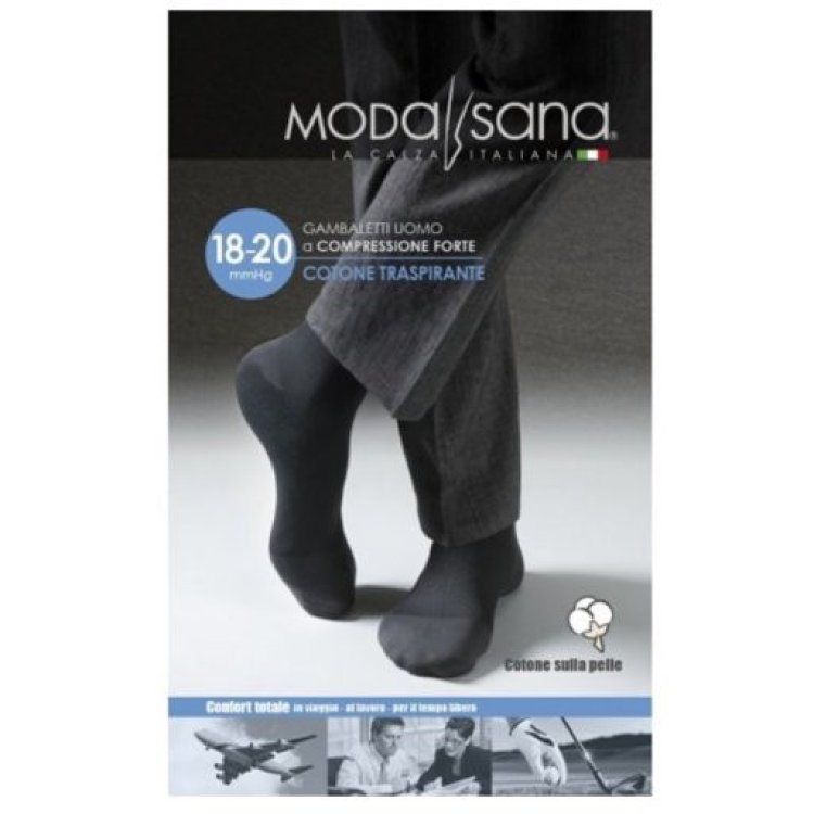 Gloria Modasana Gambaletto 18-20 mmHg Cotone Blu Taglia S