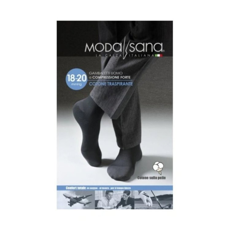 Gloria Modasana Gambaletto 18-20 mmHg Cotone Blu Taglia M