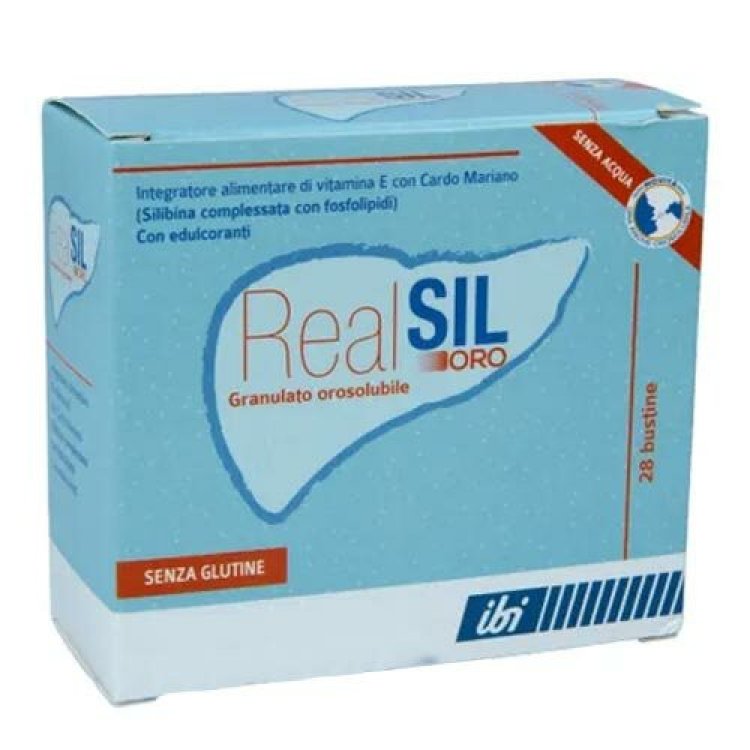 Realsil Oro Integratore Alimentare Funzionalit&agrave; Epatica 28 Bustine Senza Glutine
