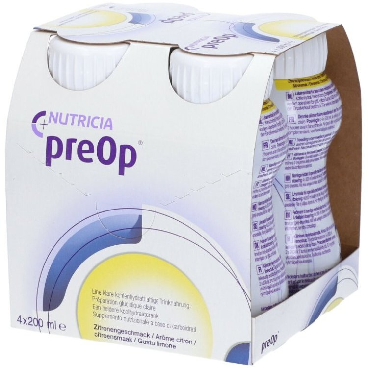 Nutricia PreOp Limone Alimento a Fini Speciali 4x200ml