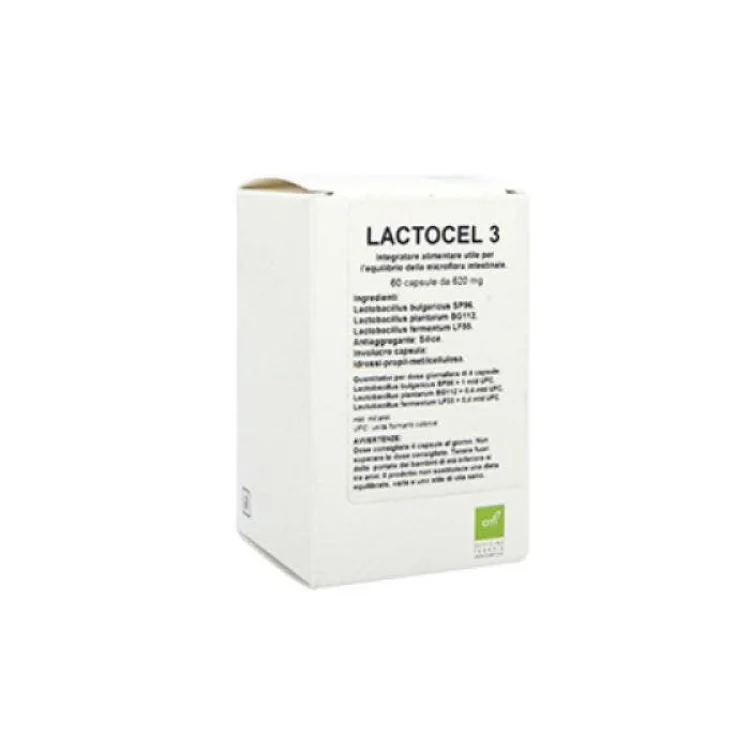 Oti Lactocel 3 Integratore Microflora Intestinale in Capsule da 60