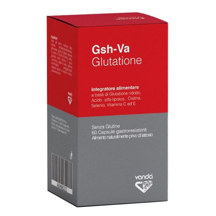 Vanda Omeopatici Gsh-Va Glutatione Integratore Alimentare Antiossidante, 60 Capsule Vanda Omeopatici Gsh-Va Glutatione Integratore Alimentare Antiossidante, 60 Capsule