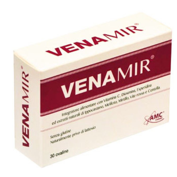 Venamir Integratore Alimentare per Circolazione e Microcircolo, 30 Ovaline Venamir Integratore Alimentare per Circolazione e Microcircolo, 30 Ovaline