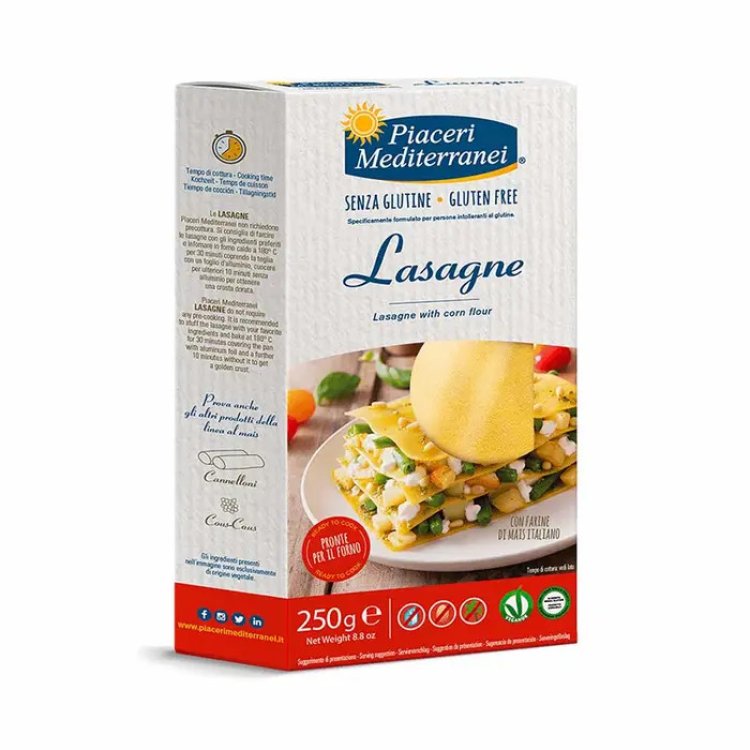 Piaceri Mediterranei Lasagne di Mais Senza Glutine 250 g