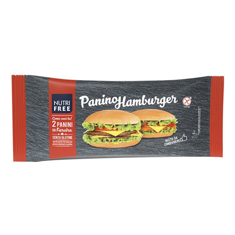 Nutrifree Panino Hamburger Senza Glutine Arricchito con Semi di Lino - 180g