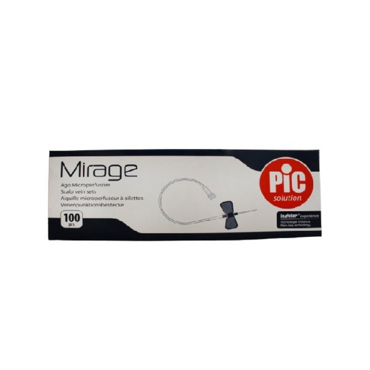 Pic Mirage Ago Microperfusore Sterile G20X3/4 Punta Triplice Affilatura 100pz