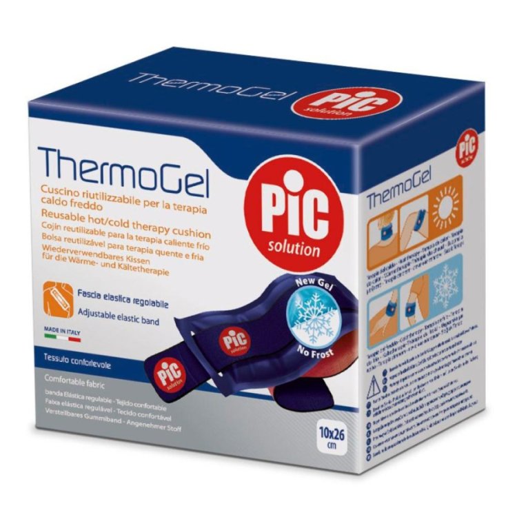 Pic Thermogel Cuscino Terapia Caldo Freddo con Fascia Elastica 10x26 cm