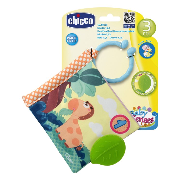 Chicco Libretto 123 Libro Morbido per Bambini